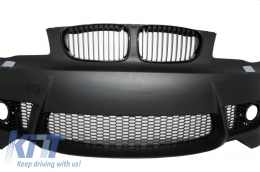 Front Bumper suitable for BMW 1'er E81/E82 E87/E88 (2004-2011) 1M Design with SRA without PDC Without Fog Lights-image-6022682