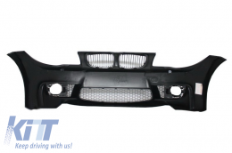 Front Bumper suitable for BMW 1'er E81/E82 E87/E88 (2004-2011) 1M Design with SRA without PDC Without Fog Lights-image-6022684