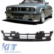 Front Bumper suitable for BMW 3 E30 83-85 Pre-Facelift M-Technik 1 Look With Fog Lights-image-6310877