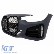 Front Bumper suitable for BMW 3 F30/F31 11-19 G20 / G80 M Look Black/ Chrome-image-6318070
