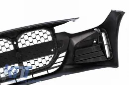 Front Bumper suitable for BMW 3 F30/F31 11-19 G20 / G80 M Look Black/ Chrome-image-6318073