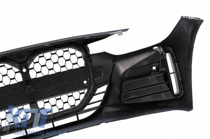 Front Bumper suitable for BMW 3 F30/F31 11-19 G20 / G80 M Look Black/ Chrome