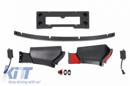 Front Bumper suitable for BMW 3 F30/F31 11-19 G20 / G80 M Look Black/ Chrome-image-6318907
