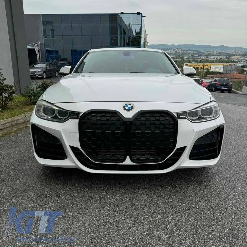 Front Bumper suitable for BMW 3 F30/F31 11-19 G20 / G80 M Look Black/ Chrome