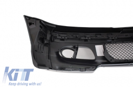 Front Bumper suitable for BMW 3 Series E46 Coupe Cabrio (1999-2007) M-tech M-technik M-Sport II Design Without Fog Lights-image-6023801