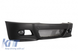Front Bumper suitable for BMW 3 Series E46 Coupe/Cabrio/Sedat/Estate (1998-2004) M3 Design with Front Bumper Splitters Carbon CSL Design-image-5998435