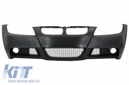 image-55-Front Bumper suitable for BMW 3 Series E90 E91 Sedan Touring (2004-2008) M-Technik Design without PDC SRA