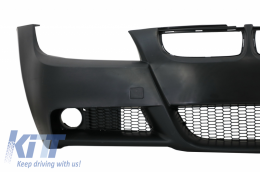 Front Bumper suitable for BMW 3 Series E90 E91 Sedan Touring (2004-2008) M-Technik Design without PDC SRA-image-6021652
