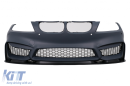 Front Bumper suitable for BMW 3 Series E90 E91 Touring LCI (2008-2011) M4 CS Design - FBBME90M4LCI