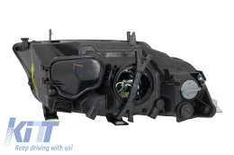 Front Bumper suitable for BMW 3 series E90 Sedan E91 Touring (2004-2008) Non LCI M3 Design with Headlights Angel Eyes-image-6021096