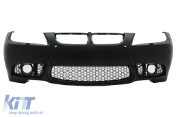 Front bumper suitable for BMW 3 Series E90 Sedan E91 Touring (2004-2008) Non LCI M3 Design SRA PDC - FBBME90M3WFSRAPDC