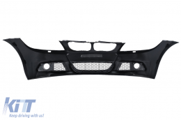 Front Bumper suitable for BMW 3 Series E90 Sedan E91 Touring LCI (2008-2011) M-Technik Design with PDC & SRA-image-6105237