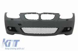 image-11-Front Bumper suitable for BMW 3 Series E92 E93 (2006-2009) Non-LCI Coupe Cabrio M-Technik Look