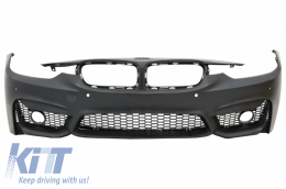 Front Bumper suitable for BMW 3 Series F30 F31 Non LCI & LCI (2011-2018) M3 Sport EVO Design With Housing Fog Lights