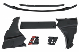 Front Bumper suitable for BMW 3 Series F30 F31 Non LCI & LCI (2011-2018) M3 Sport EVO Design with Full LED Angel Eyes Headlights-image-6032985