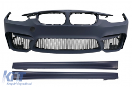 Front Bumper suitable for BMW 3 Series F30 F31 (2011-2019) with Side Skirts M3 Design