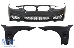 image-77-Front Bumper suitable for BMW 3 Series F30 F31 Non LCI & LCI (2011-2018) with Front Fenders M3 Sport EVO Design