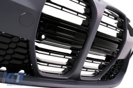Front Bumper suitable for BMW 3 Series F30 F31 Non LCI & LCI (2011-2018) Conversion to G80 M3 Design-image-6097404