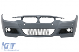 Front Bumper suitable for BMW 3 Series F30 F31 (2011-2019) M-Technik Design Without Fog Lights