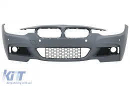 image-20-Front Bumper suitable for BMW 3 Series F30 F31 (2011-2019) M-Technik Design Without Fog Lights