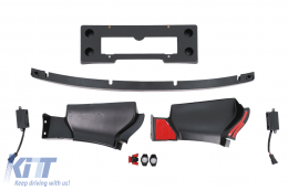Front Bumper suitable for BMW 3 Series F30 F31 Non LCI & LCI (2011-2018) Conversion to G80 M3 Design Chrome Grille-image-6101213