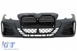 Front Bumper suitable for BMW 3 Series G20 Sedan G21 Touring (2018-2022) M Design - FBBMG20LCIPB