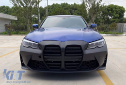 Front Bumper suitable for BMW 3 Series G20 Sedan G21 Touring (2018-Up) G80 M Design-image-6089914