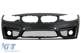 Front Bumper suitable for BMW 4 Series F32 F33 F36 (2013-2017) Coupe Convertible Gran Coupe M4 Design - FBBMF32M4