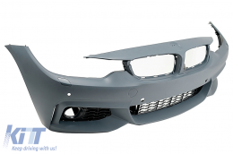 Front Bumper suitable for BMW 4 Series F32 F33 F36 (2013-2017) Coupe Convertible Gran Coupe M Tech Design-image-6097455