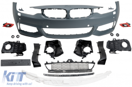Front Bumper suitable for BMW 4 Series F32 F33 F36 (2013-2017) Coupe Convertible Gran Coupe M Tech Design-image-6097459