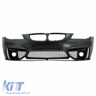 Front Bumper suitable for BMW 5 E60 03-10 M4 Look with Fog Lamp Holes - CGRFBB6038362