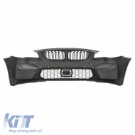 Front Bumper suitable for BMW 5 F10 10-17 Look M5 F90/G30 with Grille & PDC-image-6307384