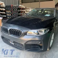 Front Bumper suitable for BMW 5 F10 10-17 Look M5 F90/G30 with Grille & PDC-image-6307387