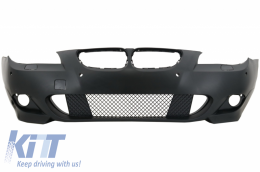 Front Bumper suitable for BMW 5 Series E60 E61 (2003-2007) M-Technik Design Without Fog lights - FBBME60MTP24WF