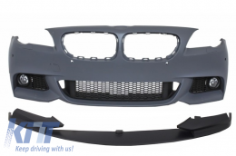 Front Bumper suitable for BMW 5 Series F10 F11 (2011-2014) With Extension Lip M-Performance Design