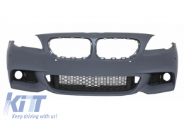 Front Bumper suitable for BMW 5 Series F10 F11 (2011-2014) M-Technik Design Without Fog Lamps - FBBMF10MTPDCWF