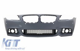 Front Bumper suitable for BMW 5 Series F10 F11 LCI (2015-up) M-Technik Design Without Fog Lamps - COFBBMF10MTPDCLCIWF