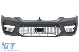 Front Bumper suitable for BMW 5 Series G30 G31 (2017-2019) M5 Sport Design with ACC - FBBMG30MT