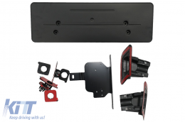 Front Bumper suitable for BMW 5 Series G30 G31 (2017-2019) M5 Sport Design with ACC-image-6086654