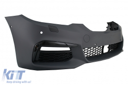 Front Bumper suitable for BMW 5 Series G30 G31 (2017-2019) M-Tech Design-image-6091158