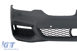 Front Bumper suitable for BMW 5 Series G30 G31 (2017-2019) M-Tech Design-image-6091159