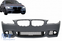 Front Bumper suitable for BMW F10 F11 5 Series (2011-up) M-Technik Design-image-6021758