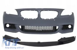 image-37-Front Bumper suitable for BMW F10 F11 5 Series (2011-2017) With Extension Lip M-Performance Design