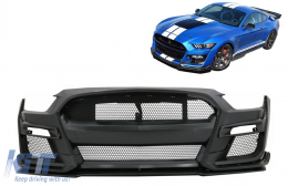 Front Bumper suitable for Ford Mustang Mk6 VI Sixth Generation (2015-2017) GT500 Design-image-6084458