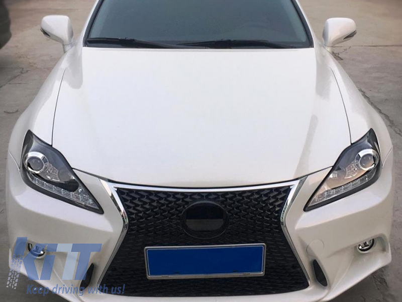 IS250/IS350/IS220D 2005-2008 PRE-FACELIFT ISF Style GRILLE Matt Black for LEXUS 