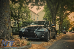 Front Bumper suitable for LEXUS IS XE20 (2005-2013) conversion to IS F Sport Facelift XE30 Design-image-6126732