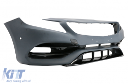Front Bumper suitable for Mercedes A-Class W176 (2012-2018) A45 Design Facelift Look-image-5997940