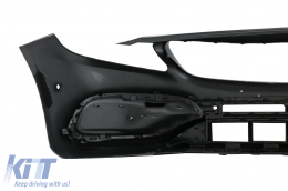 Front Bumper suitable for Mercedes A-Class W176 (2012-2018) A45 Design Facelift Look-image-5997943