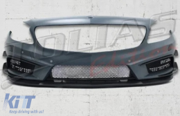 Front Bumper suitable for Mercedes A-Class W176 (2012-2015) A45 Design - FBMBW176AMGTL