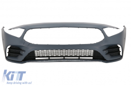 image-34-Front Bumper suitable for Mercedes A-Class W177 Hatchback / V177 Sedan (2018-2022) A35 Design